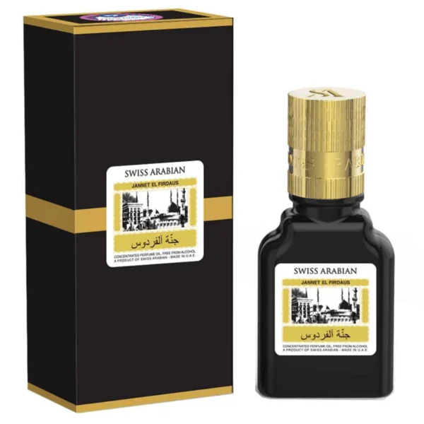 Jannet Ul Firdaus (Black) Perfume Oil – 9 ML by Swiss Arabian