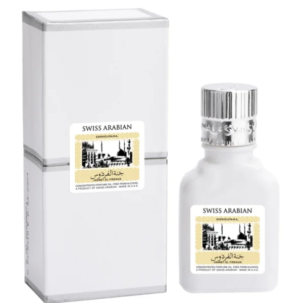 Jannet El Firdaus (White) Perfume Oil – 9 ML by Swiss Arabian